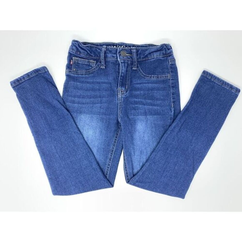 VIGOSS Blue Denim Stretch Adjustable Inside Waist Girl's Skinny Jeans Size‎ 7